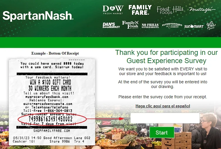 How To Enter MyGroceryFeedback com Survey
