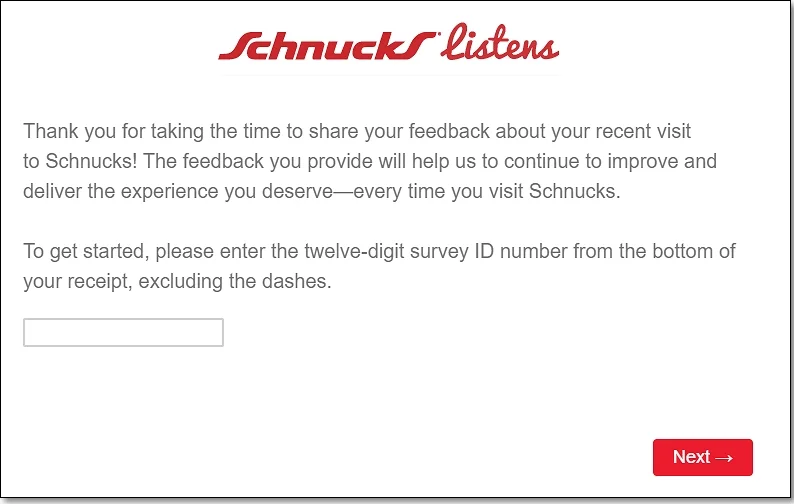 How to Take the TellSchnucks com Survey