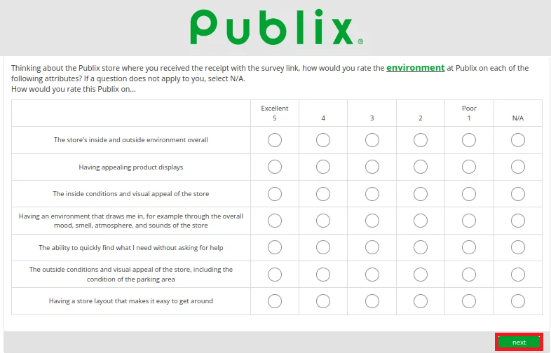 Publix Survey $1000 Reward